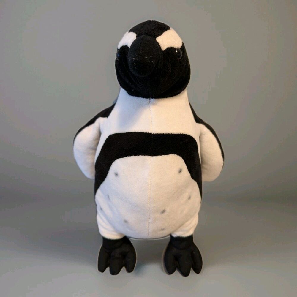 Carlisle Co African Penguin Plush Stuffed Animal Black White 12" Toy Soft